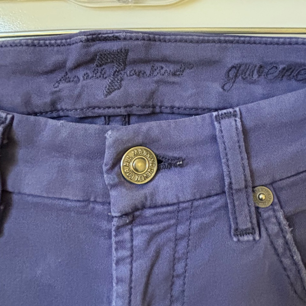 7 For All Mankind Women's Skinny Jeans in dark blue/purple